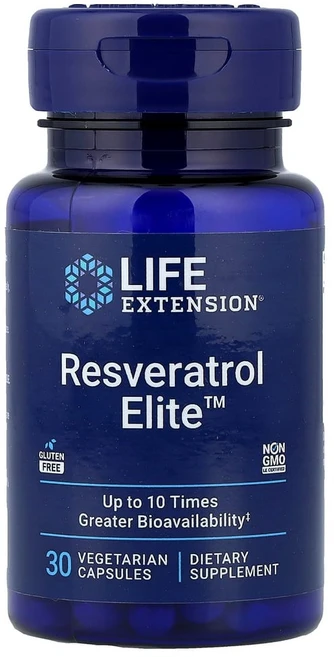 라이프익스텐션 레스베라트롤 Elite 100mg 베지 캡슐 30정, LEX22106, 1개 - 쿠팡