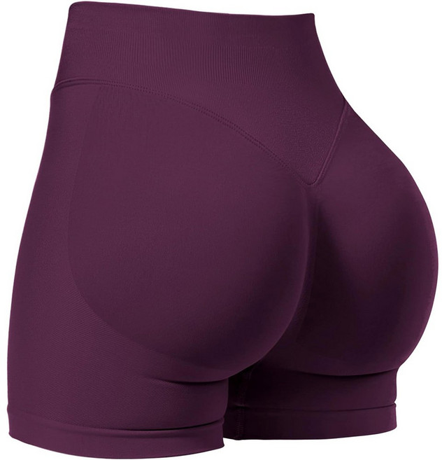 WOMEN SEAMLESS HIGH WORKOUT FOR SHORT LIFTING BOOTY FITN YOGA SHORTS INCH IMPACT GYM WAISTED RUNNING