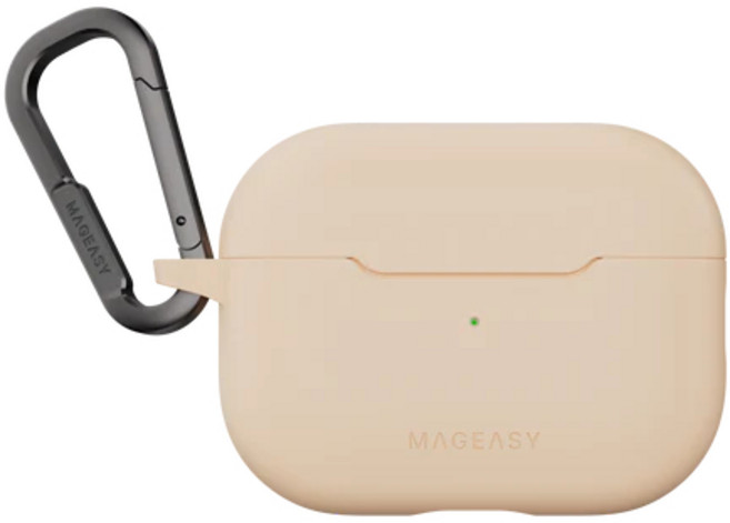 MAGEASY AirPods Pro Skin 保護殼, 貝殼粉,AirPods Pro 1／2, 1個