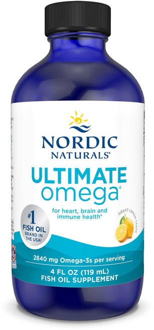 노르딕내츄럴스 얼티미트 오메가 2840mg 레몬, 119ml, 1개