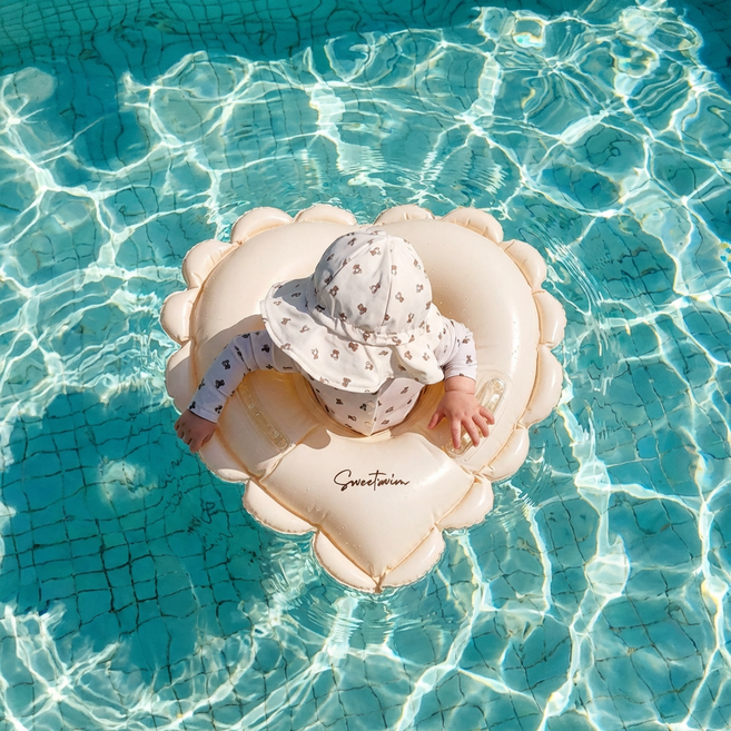 유아용 하트튜브 보행기튜브 감성튜브 어린이 키즈튜브 스윗스윔, 보행기, 1개