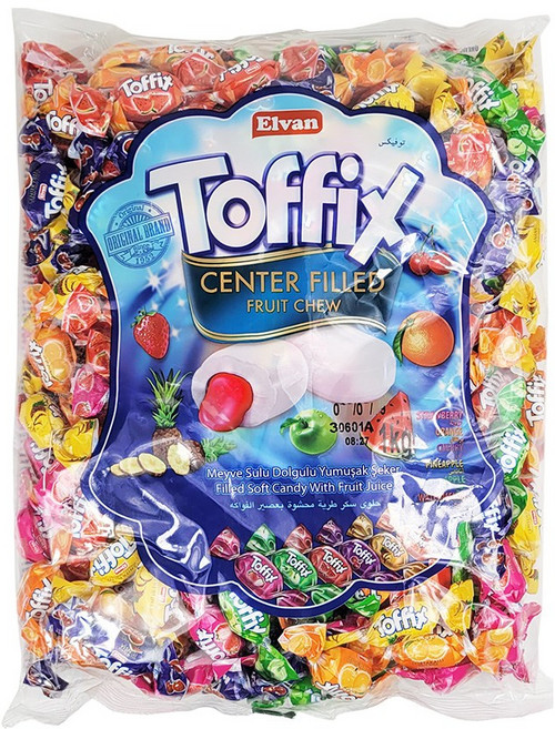 엘반 토픽스 과일향 츄위캔디, 1kg, 1개
