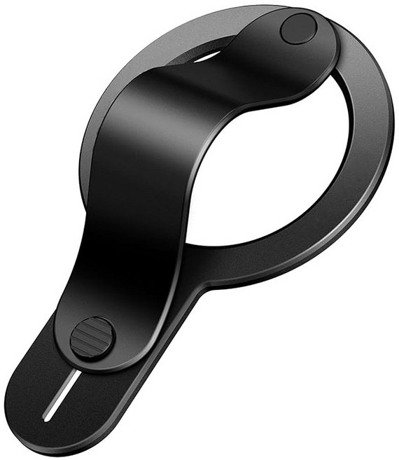 GripMate 맥세이프 호환 알루미늄 번지 마그네틱 거치대 스마트톡, 1개, 검정색