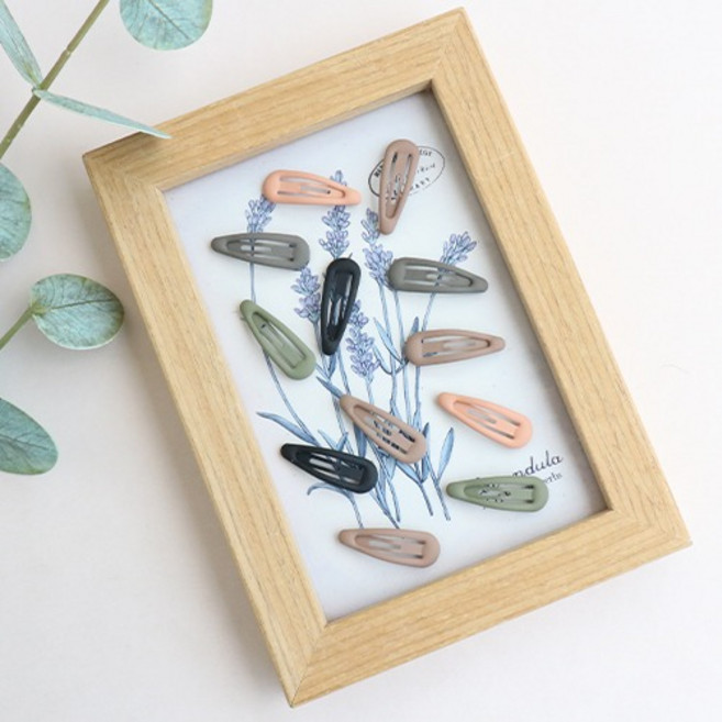 모던 베이직 무광 3cm 미니 똑딱핀 10개 세트