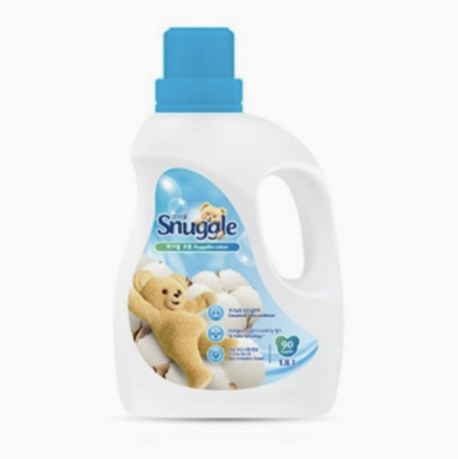 스너글 초고농축 섬유유연제 오리지널 허거블 코튼 본품, 1.8L, 2개