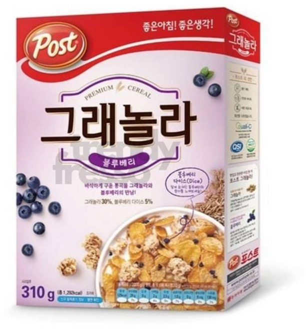 포스트 그래놀라 블루베리 310g 동서식품 kyw*703Nf, 1