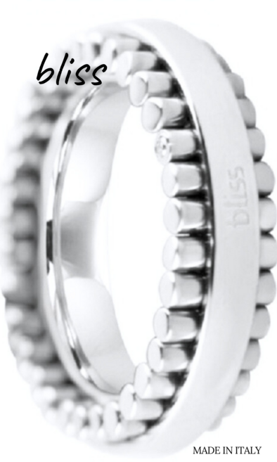 남녀공용 커플 (스피너 360도) 반지 스테인리스&처연 다이아몬드 (Made In Italy 유니섹스)