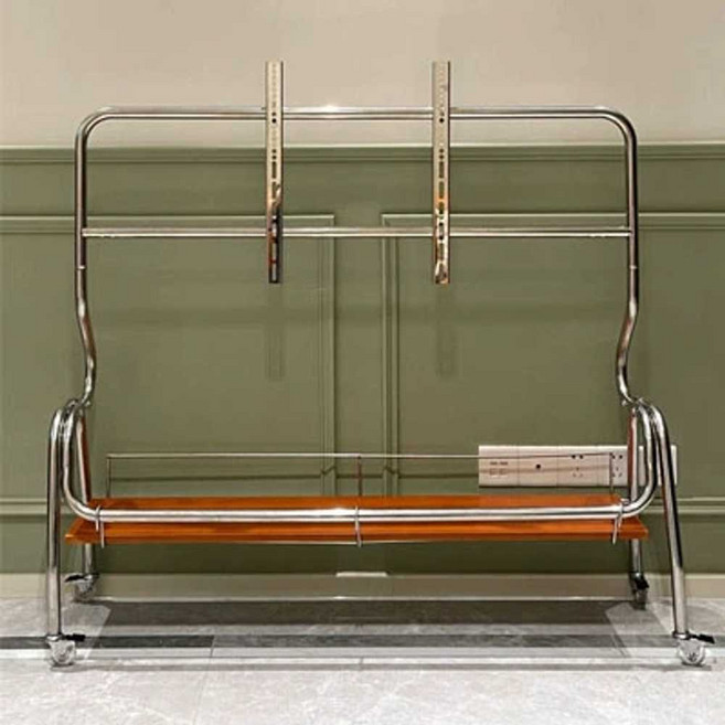 이동식 TV 거치대 스탠드 플레이터 바구니 무타공, TV스탠드120x36x90cm, A. 황화리원목(120x36x90cm), A. 스탠다드 120x36x90cm