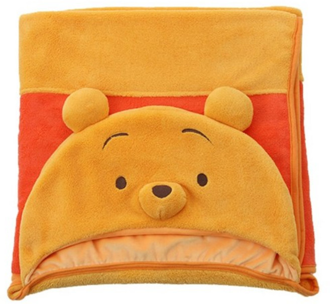 디즈니 토이스토리 담요 랏소 베어 캐릭터 귀여운 후드담요 무릎 모자 핑크 미니소 정품