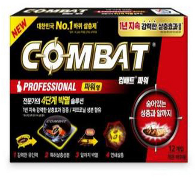 컴배트 파워 살충제 작은바퀴용, 1.5g, 1개