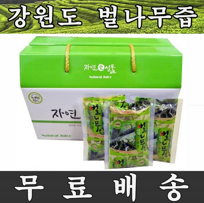 자연애선물 벌나무즙, 100ml, 90개