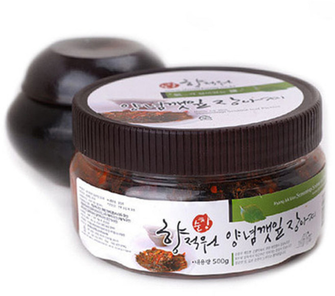 김치원 양념깻잎 장아찌 500g 순창전통, 1개