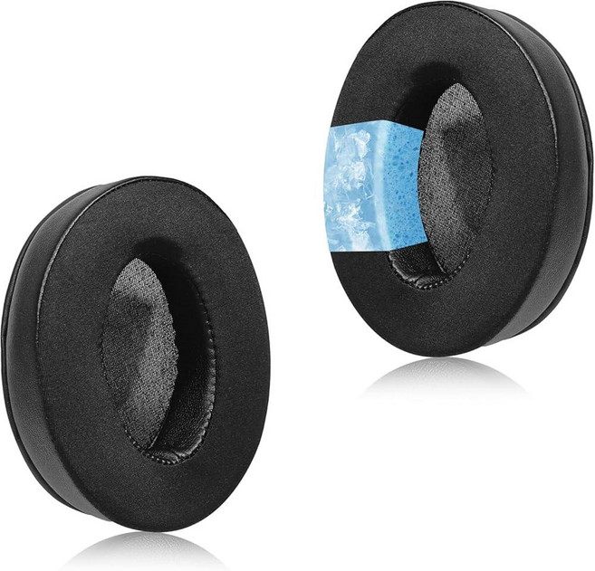 미국출고 아마존4.5+ 157403 Joghaw 헤드폰용 교체용 이어 패드 Razer Kraken X 및 V3 X와 호환 쿨링 젤이 있는 아이스 실크 패브릭 쿠션 단백질, 미국출고 아마존4.5+ 157403 Joghaw 헤드폰