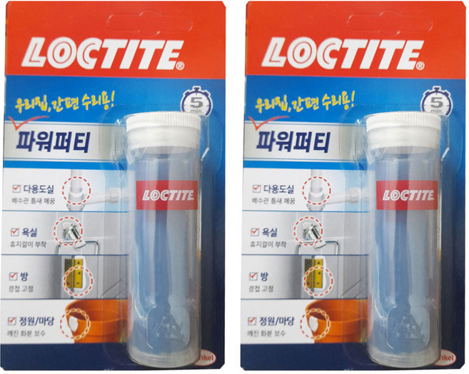록타이트 파워 퍼티 48g, 2개
