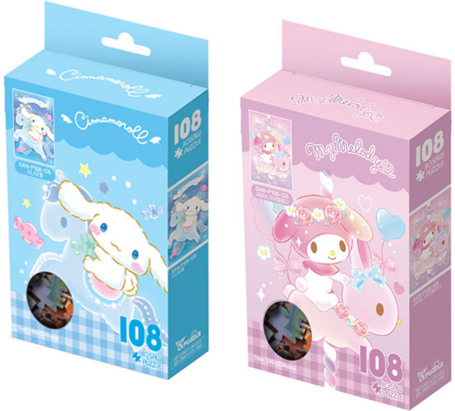 산리오 시나모롤 마이멜로디 108피스 퍼즐 세트, 1개