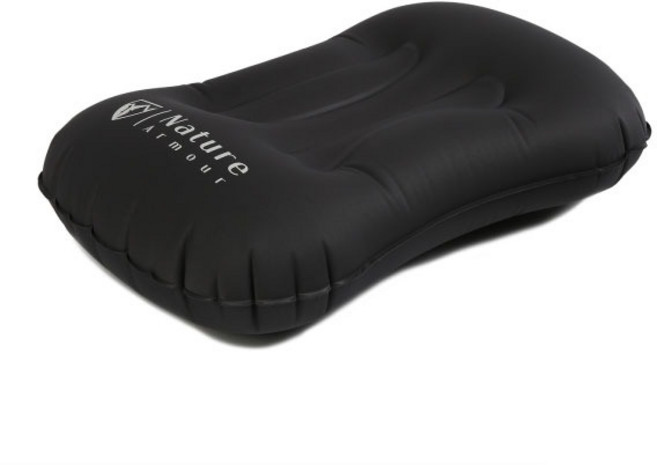 네이처아머 마약 에어베개 감성 캠핑 용품 장비 에어로 필로우 초경량 백패킹 등산 휴대용 침낭 베개 여행용, 마약에어베개 그레이, 1개