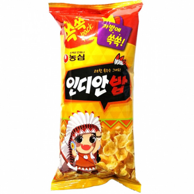 농심 인디안밥 45gx8개 (반박스)+사은품, 45g, 8개