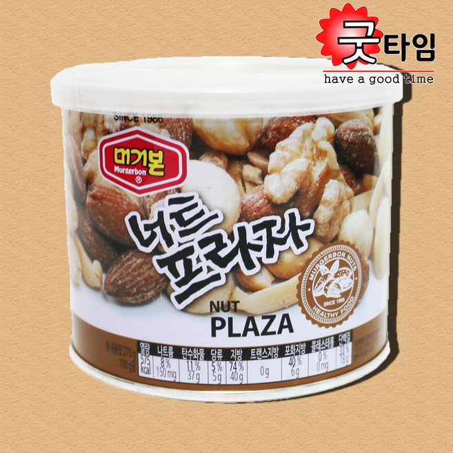 [정화유통상사]너트프라자 270g, 3개