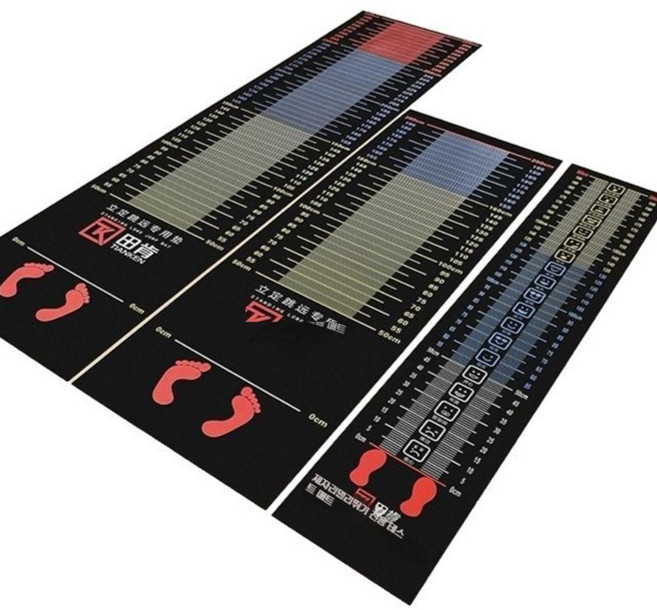 측정 테스트 전용매트 미끄럼방지 체력장 제자리멀리뛰기, A. 어린이 트레이닝 200x50cm 고무