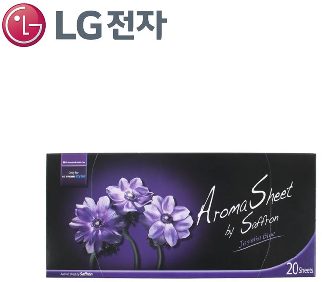 LG 트롬 스타일러 전용 정품 아로마 향기 시트 20장 (오후6시 당일발송), 1개, 꽃향