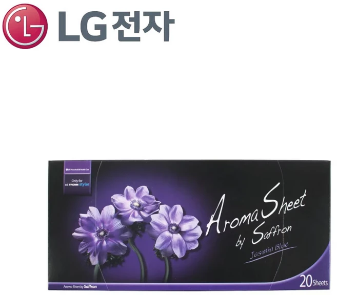 LG 트롬 스타일러 전용 정품 아로마 향기 시트 20장 (오후6시 당일발송), 1개, 꽃향 - 쿠팡