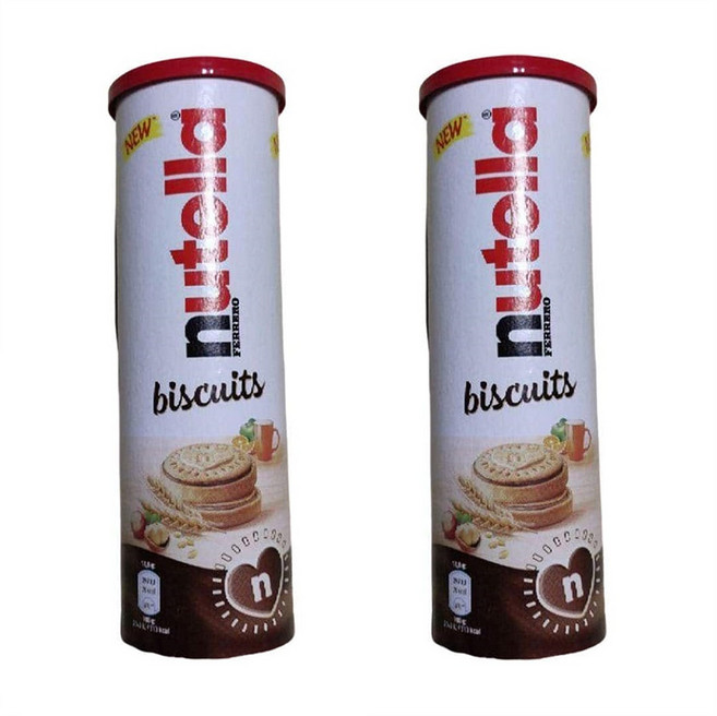 Nutella Biscuits 누텔라 페레로 초코잼 비스킷 166g 2팩
