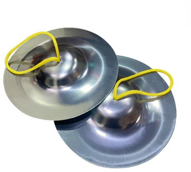 유아 미니심벌즈 14.5cm 색상랜덤 뮤직놀이 악기교구, 2세트