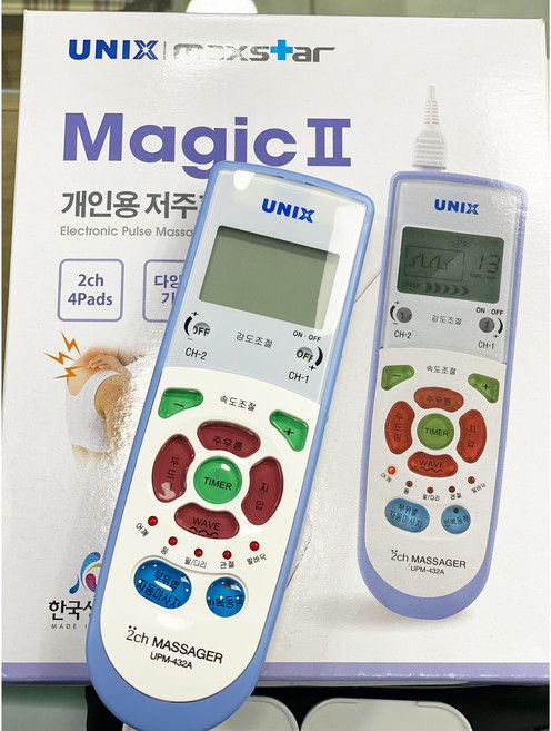 유닉스 저주파자극 마사지 UPM-432A 개인용 물리치료