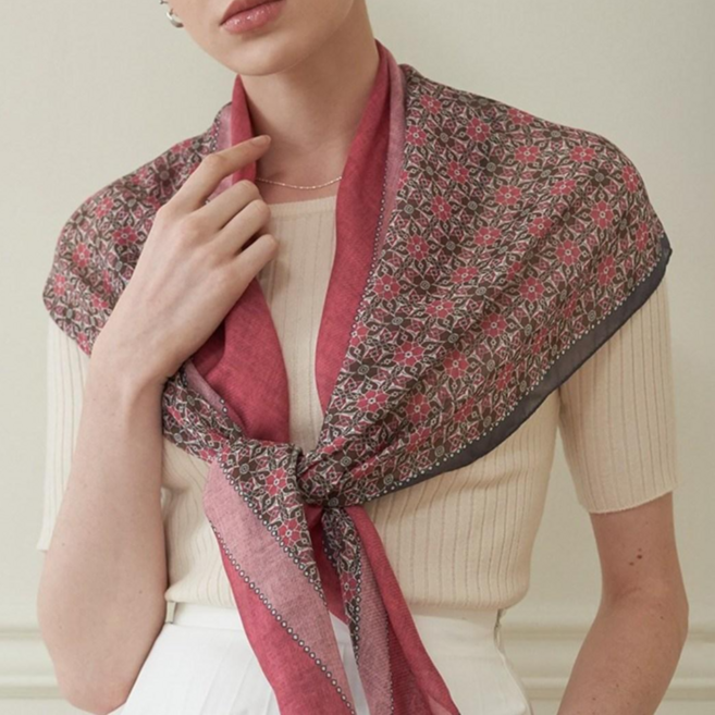 엘르 굿지오다이아 롱 스카프 SE049P303