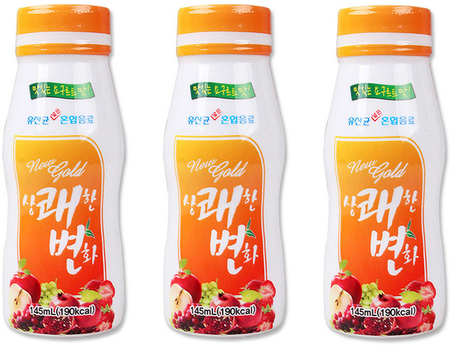 뉴 골드 상쾌한변화 쾌변, 145ml, 3개