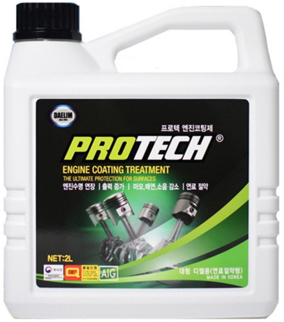 동진TFC 프로텍 대형차 전용 엔진코팅제 2L 엔진관리필수품 연비향상, 1개