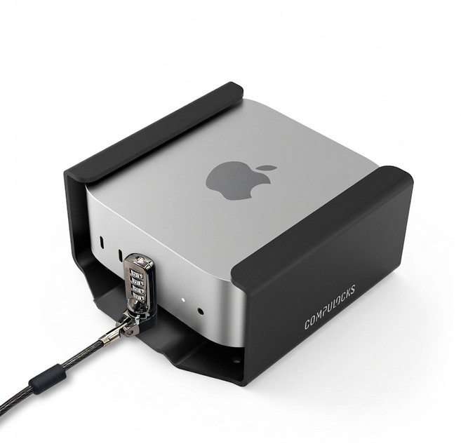 Mac mini M4 Pro 2024 전용 잠금장치 브라켓 시건장치 락 비밀번호 다이얼 도난방지 케이블 Security Mount, 1개, MMEN24 + 노트킹 ZN