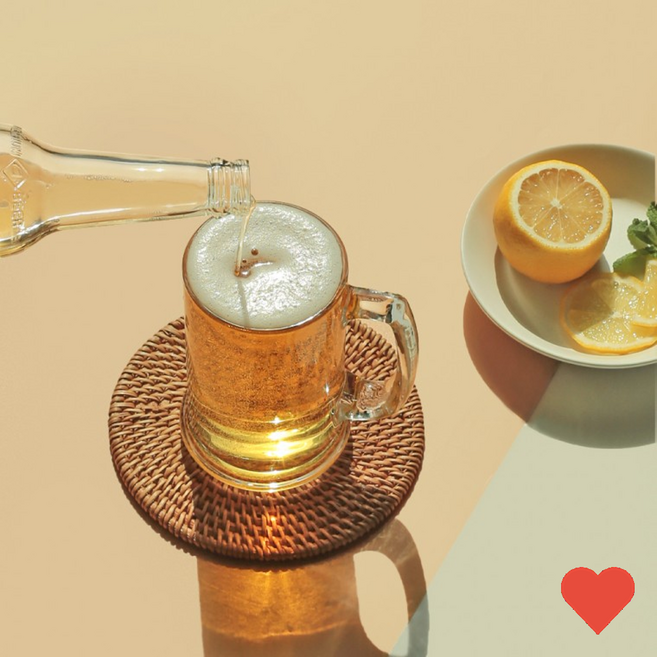 맥주 잔 혼맥 을위한 손잡이 컵 모음