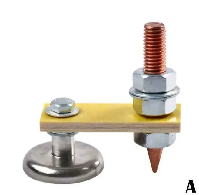용접 자석 헤드 자기 용접 접지 클램프 홀더 고정 장치 용접기 판금 수리 기계 접지선 클램프 안정성, 01 Without wire tail, 01 빠른