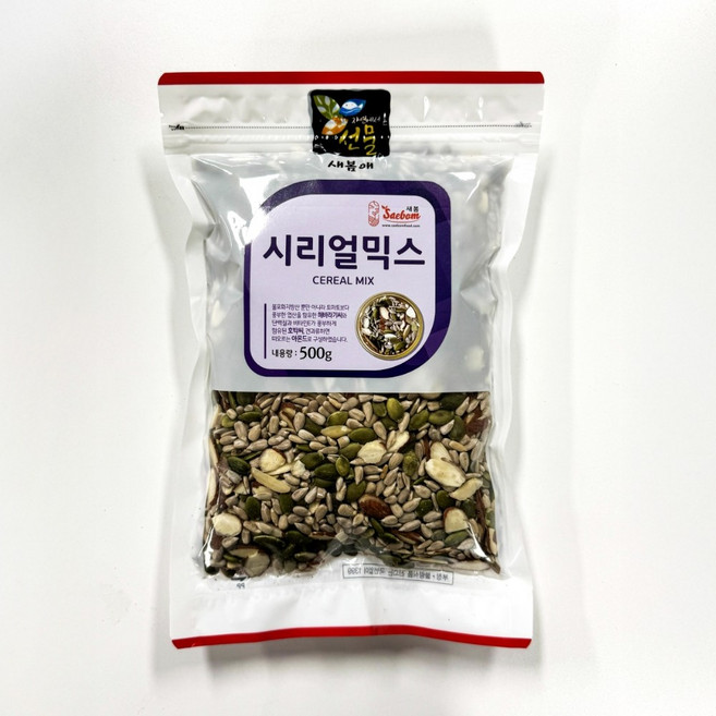 새봄푸드 시리얼믹스, 지퍼백형, 1개, 500g