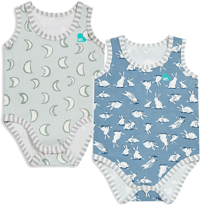 澳洲 Love To Dream 嬰兒居家服系列 無袖包屁衣 (6個月~12個月) 可愛圖案 親膚舒適