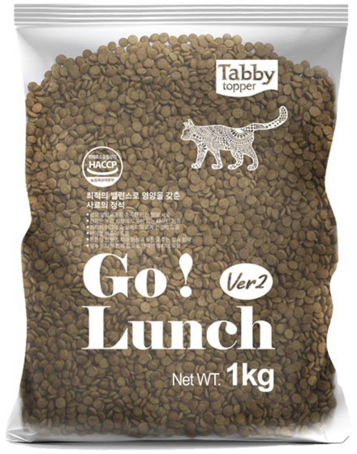 테비 고런치 버전2 1kg 고양이사료, 1개, 닭