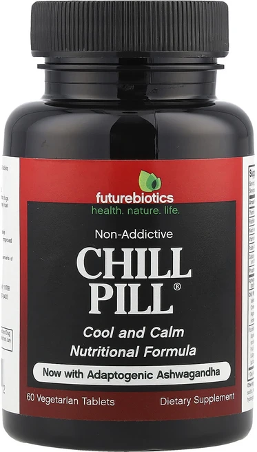 퓨쳐바이오틱스 Chill Pill 베지타블렛 60정, 6개 - 쿠팡