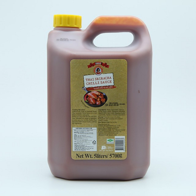 수리 타이 쓰리라차 소스 5L, 1ml, 1개