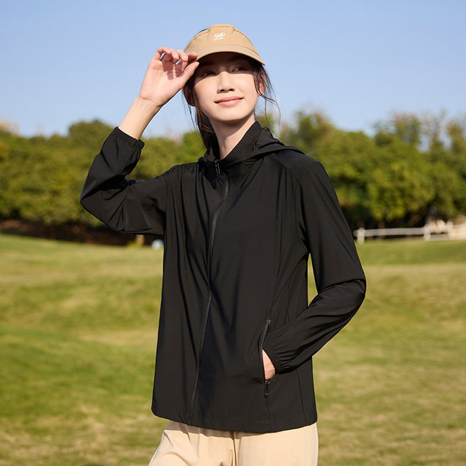 男女情侶款可拆帽防紫外線透氣親膚外套 夏季冰絲防曬衣