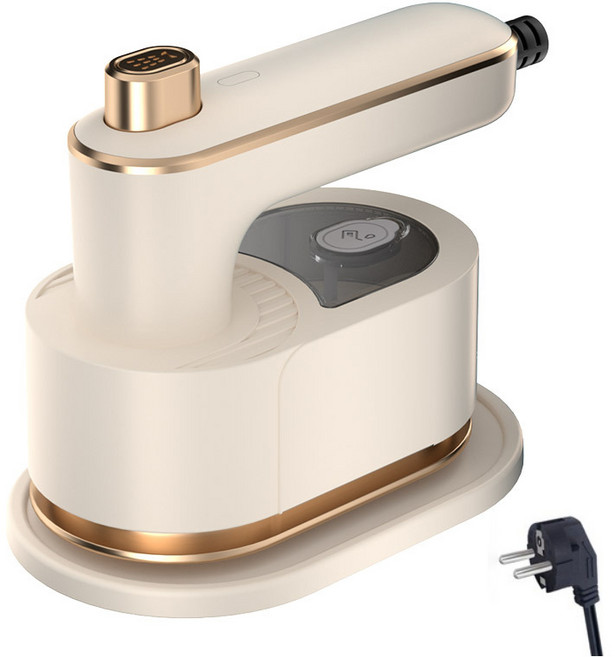 DS 접이식 핸디형 스팀 다리미 건습식 겸용 수평 수직 겸용 가정용 여행용, 단일모델, 화이트