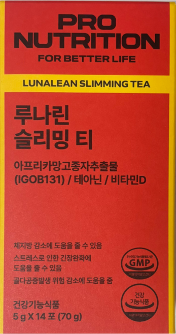 프로뉴트리션 정품 루나린 슬리밍 티 14p, 1개, 14회분