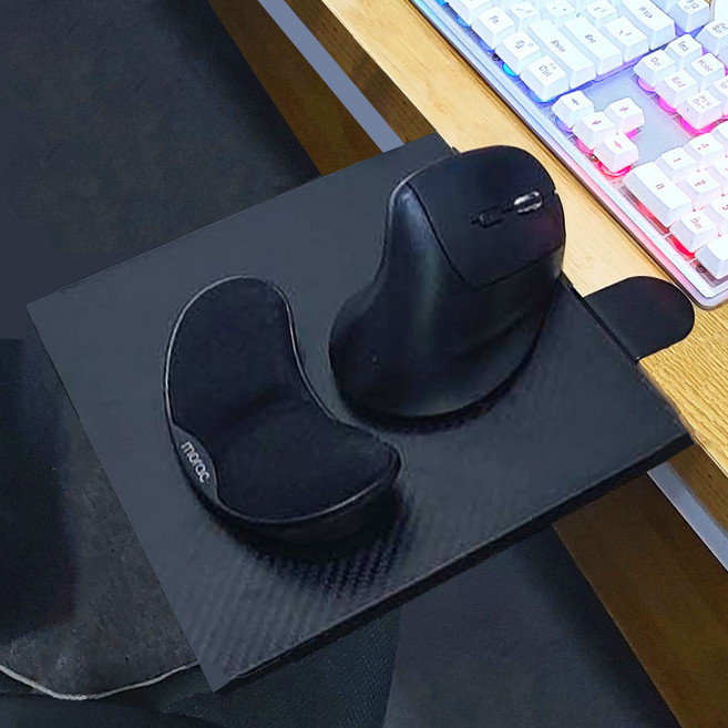 책상연장선반 책상확장 키보드 거치대 받침 보조 데스크 테이블 테이블, 1개, [ 블랙- 미니형]