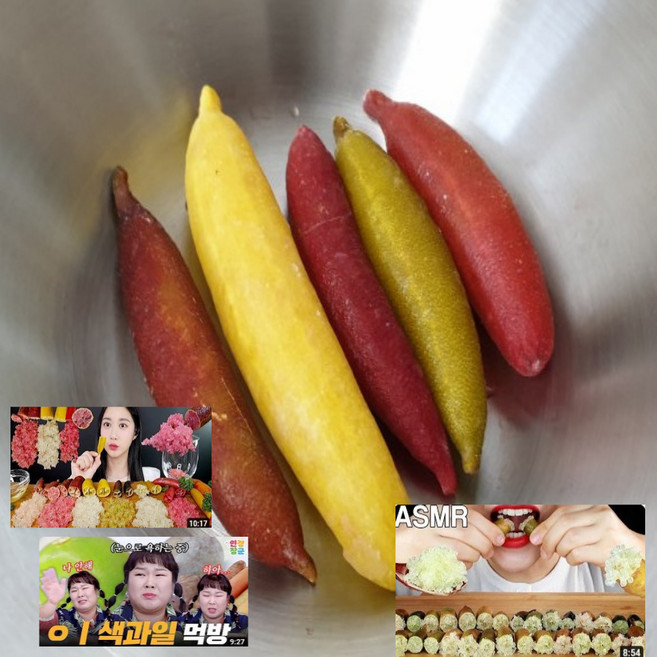 핑거라임 FingerLime 100g 유튜브 smr 희귀과일 캐비어라임 (국내산), 1개