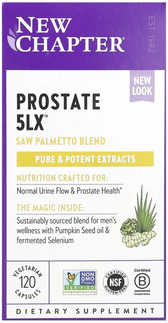 New Chapter Prostate 5LX 베지 캡슐 120정, NewChapterProstate5LX베지캡슐120정, 1개 - 쿠팡