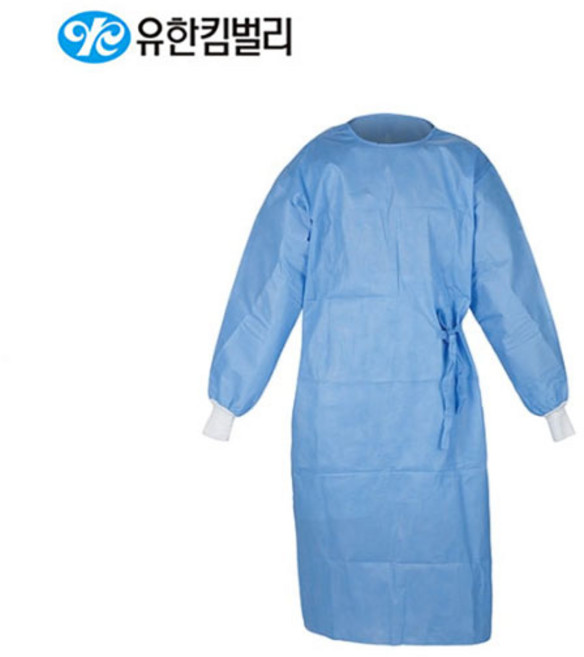 유한킴벌리 일회용 수술가운 멸균가운 L사이즈, 45개
