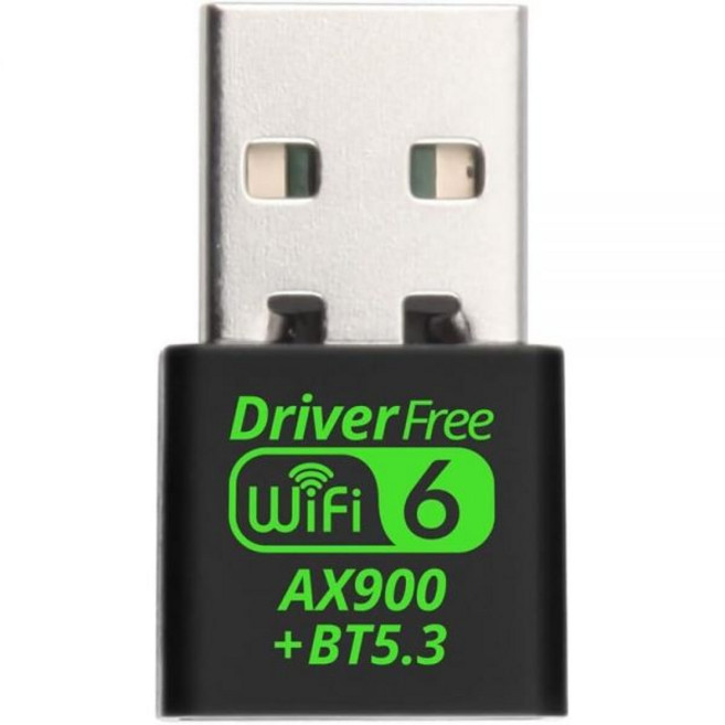 AX900 USB WiFi 6 블루투스 5.3 어댑터 2 in 1 동글 듀얼 밴드 2.4G&5GHz 네트워크 무선 WLAN 수신기