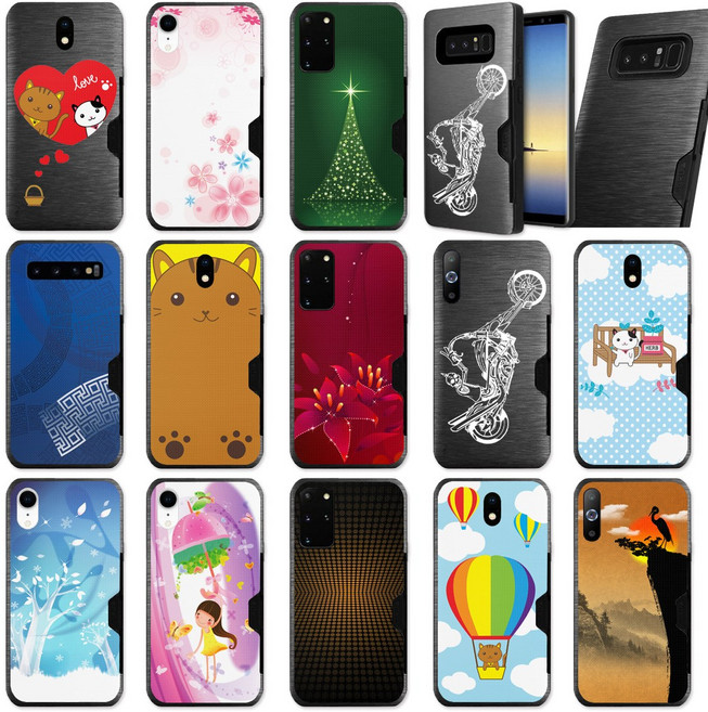 삼성 갤럭시 A7 2018 케이스 SM-A750N 휴대폰 카드 범퍼케이스-다크탑F