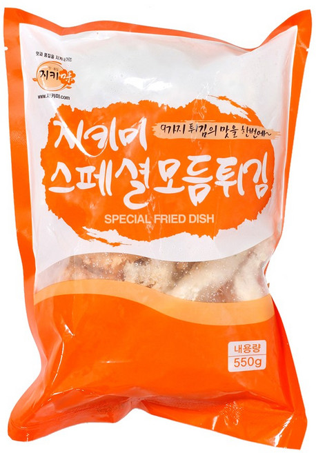 지키미) 모듬튀김 550g, 4개