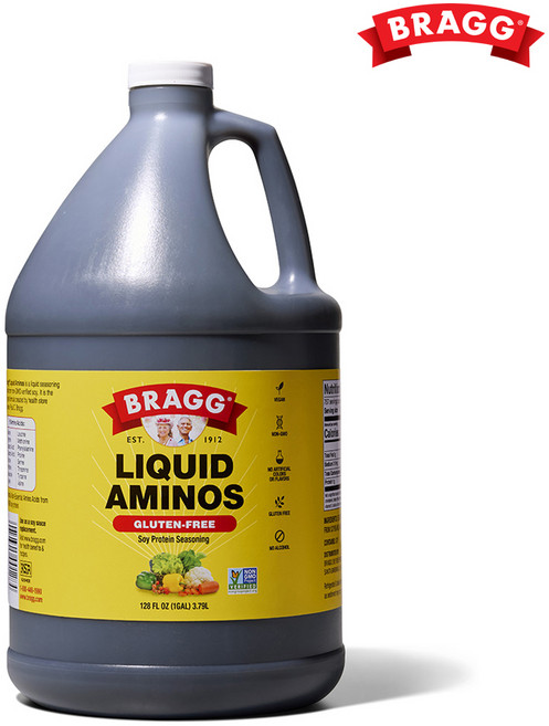 브래그 리퀴드 아미노스 간장 소이 소스 글루텐 프리, 1개, 3.79L